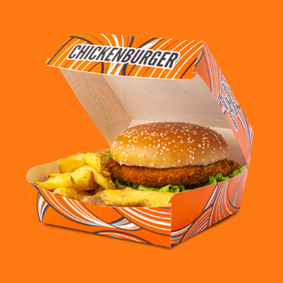 Berti Food Truck Menù - Chickenburger con patate